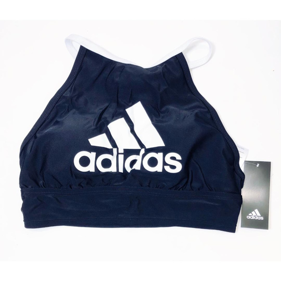 SOLD adidas Womens Strappy Back Black White Bikini - Picture 4 of 6